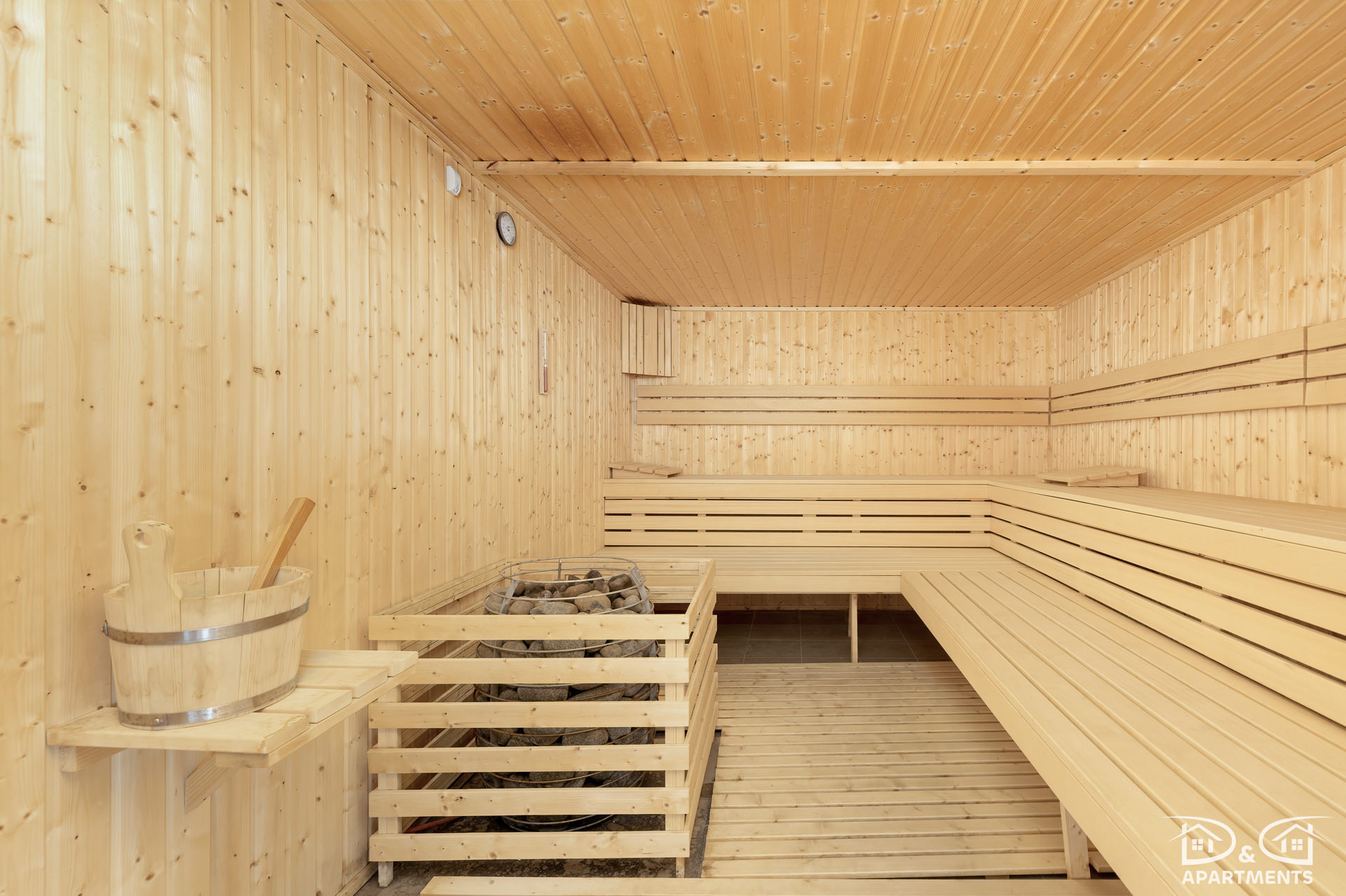 Sauna w strefie wellness