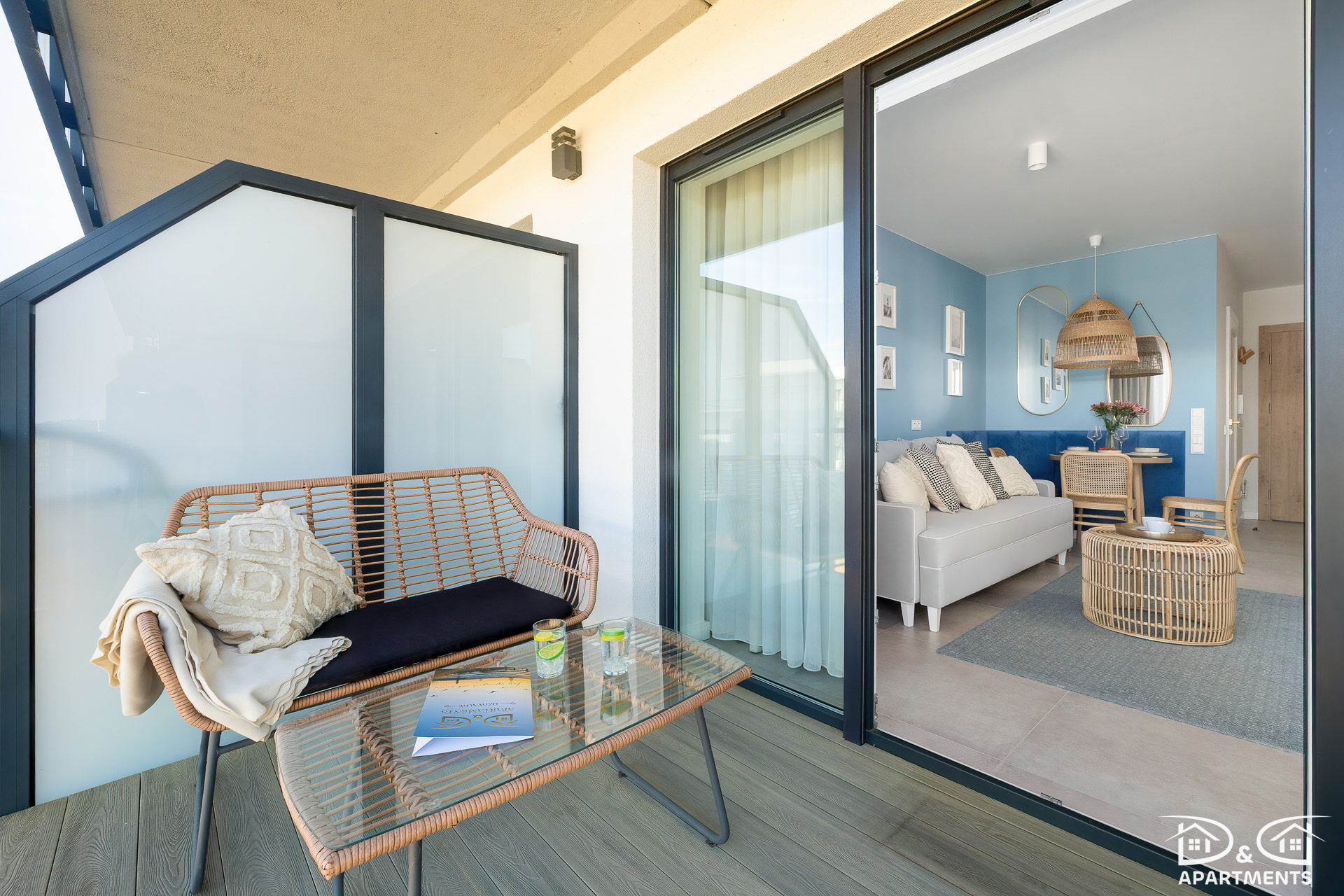 Balkon apartamentu Dziwnów Spadochroniarzy Polskich 10 F
