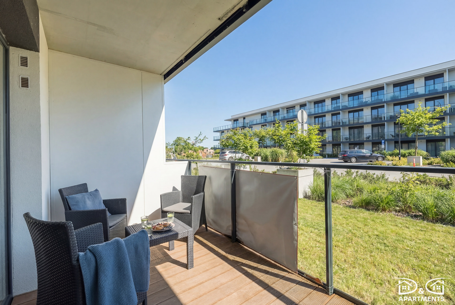 Balkon apartamentu Dziwnów Spadochroniarzy Polskich 8a