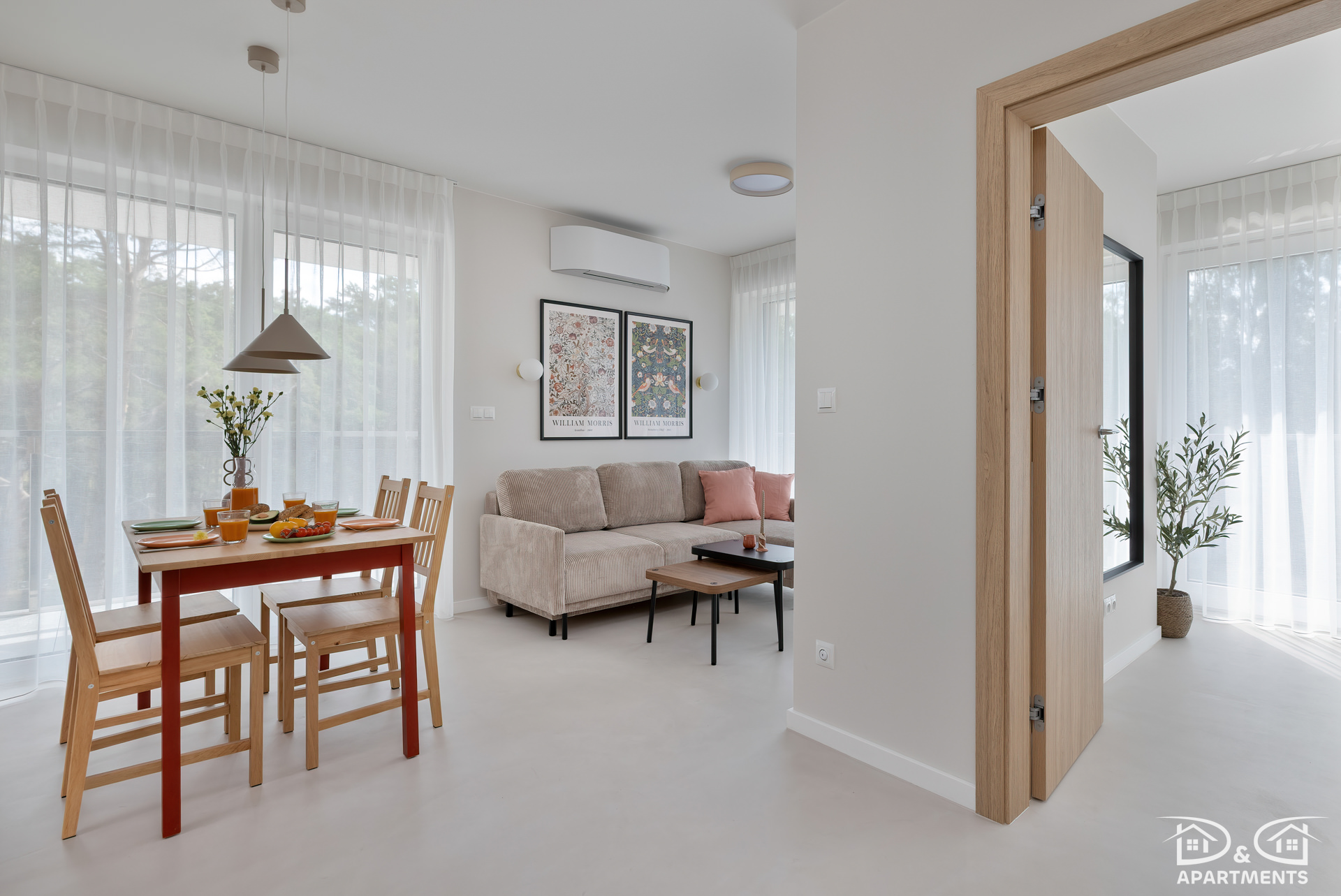 Salon apartamentu Międzywodzie Zielona 1A