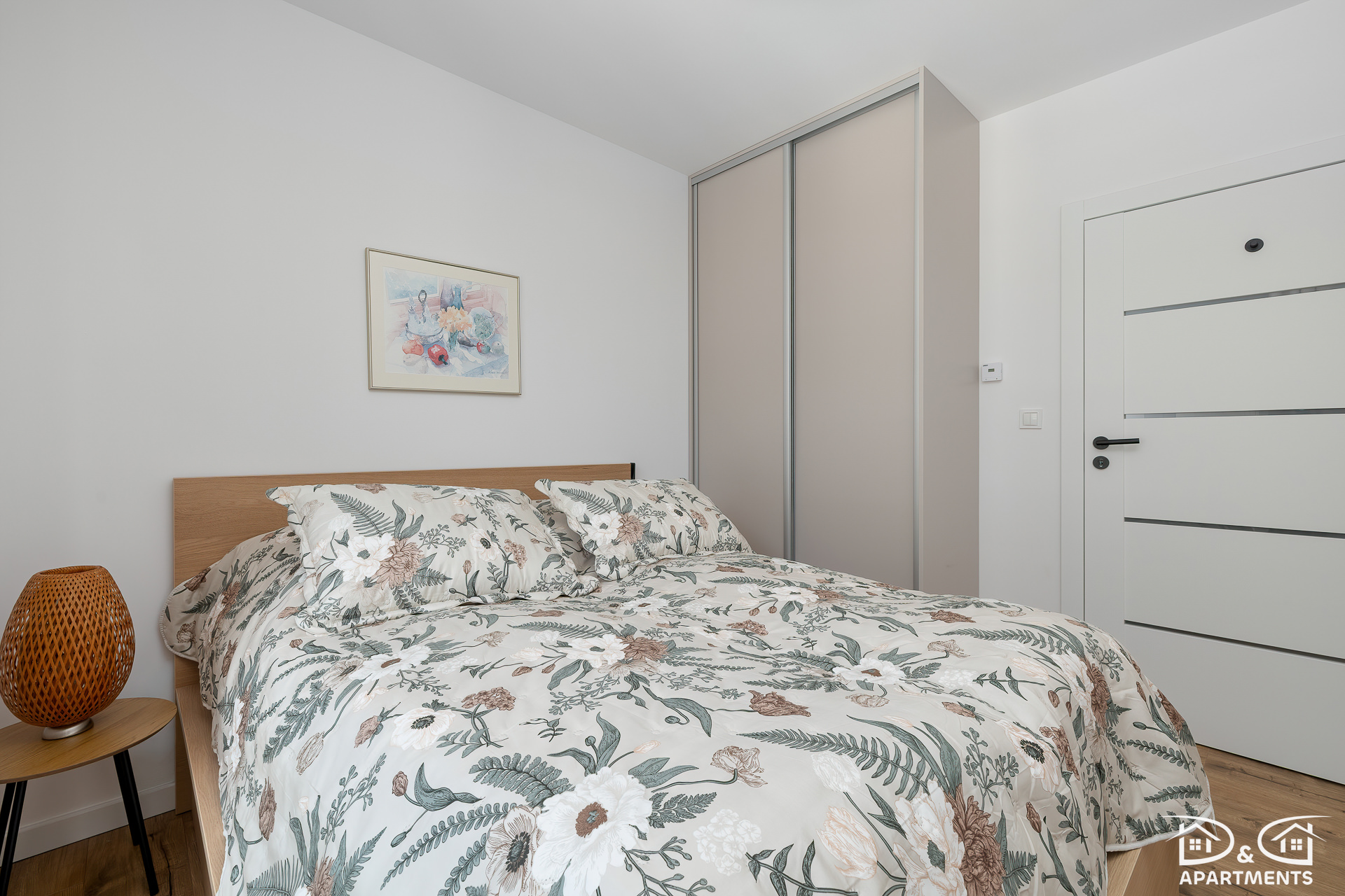 Sypialnia apartamentu Międzywodzie Zielona 3B